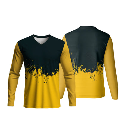 Unisex Long Sleeve V-Neck T-Shirt | Sport Tec | Sport Design