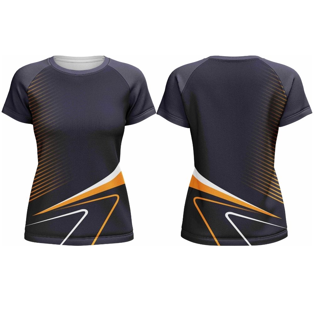 Ladies Athletic Crew Neck Short Sleeve T-Shirt | Raglan Sleeve