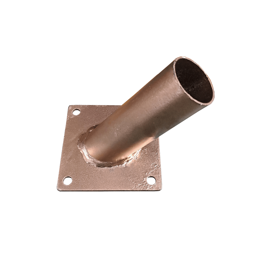 Flagpole 5m with wall bracket select (W1 -W2 -W3) including installation (one unit)