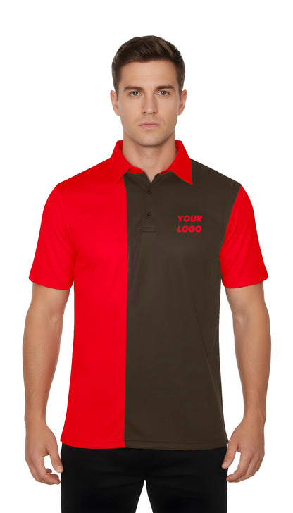 Vertical Stripe Golfer