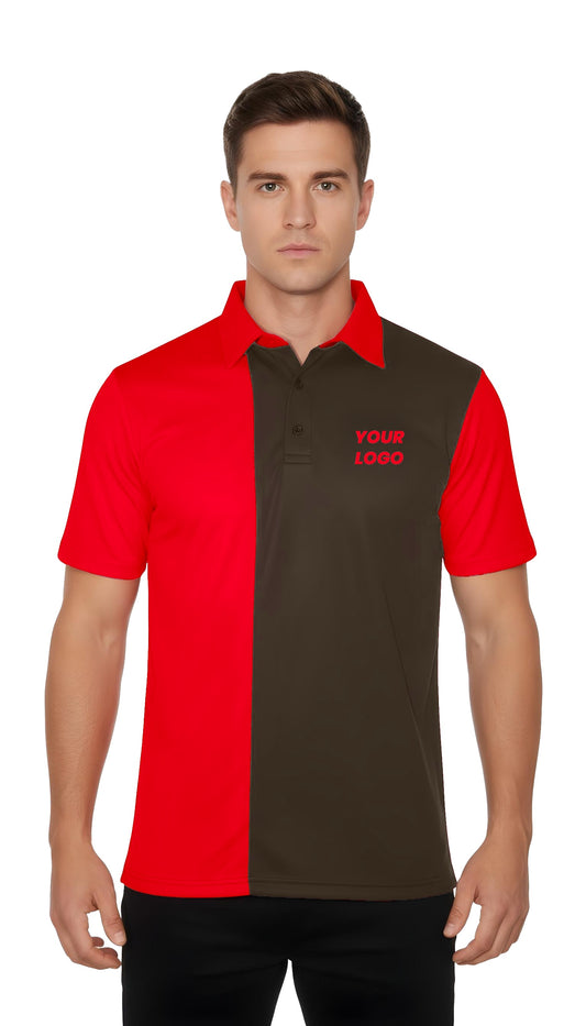 Vertical Stripe Golfer