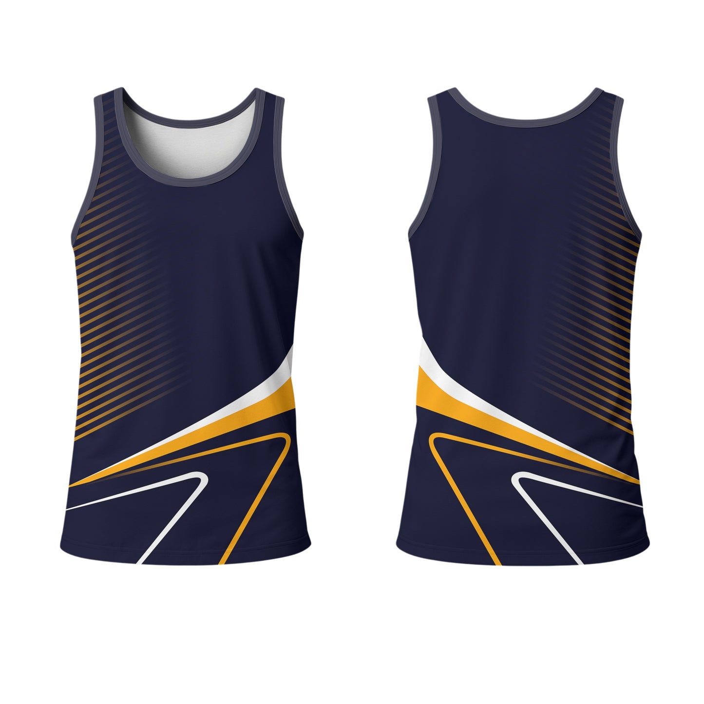 Ladies Athletic Crew Neck Vest | Normal Back