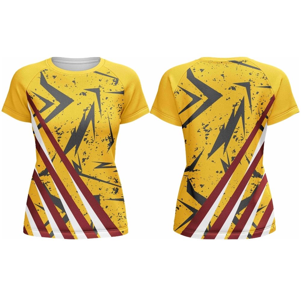 Ladies Netball/Hockey Crew Neck Short Sleeve T-Shirts | Raglan Sleeve