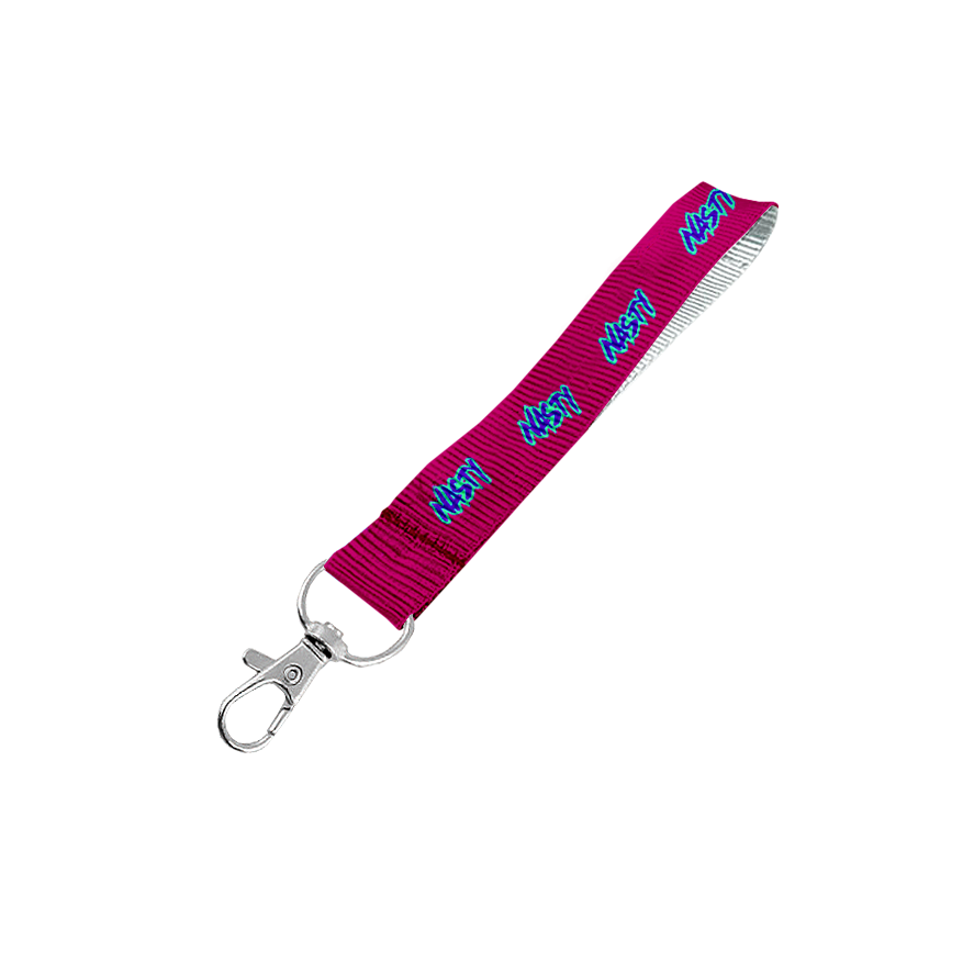 Petersham Wrist Phone Strap S/Sided Print with Snap Hook 25 x 340mm