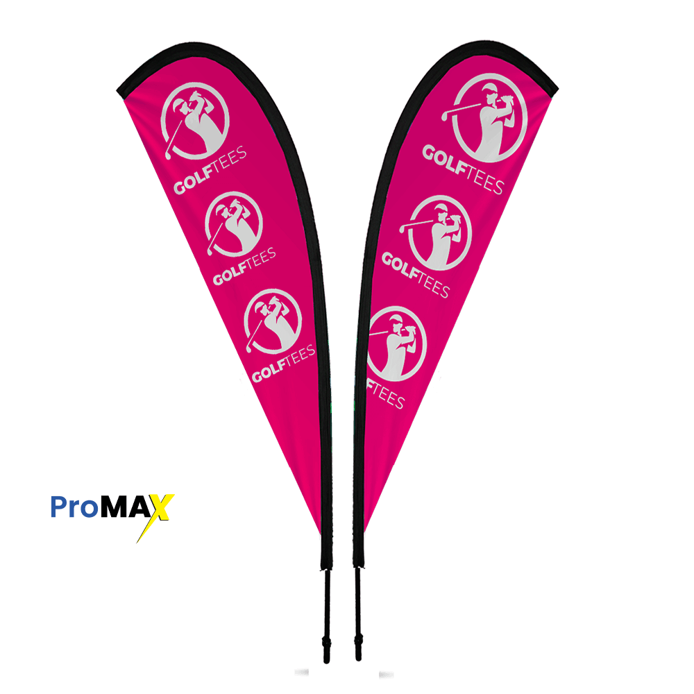 ProMAX Teardrop Banner 4m Double sided, Complete
