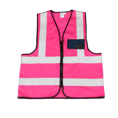 Premium Reflective Vest with Zip & ID