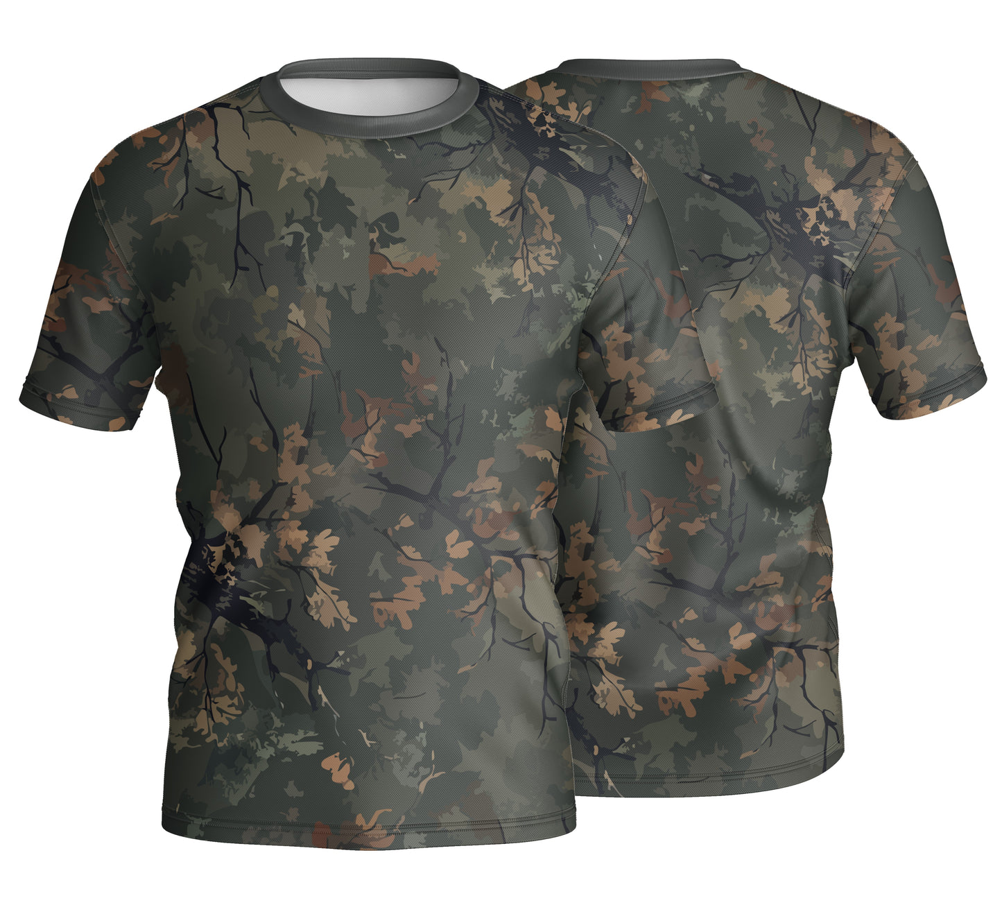 Kid’s Short Sleeve Crew Neck T-Shirt | Birdseye | Camo Design