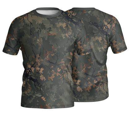 Unisex Short Sleeve Crew Neck T-Shirt | Sport Tec | Camo Design
