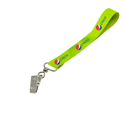 Hi-Viz Wrist Phone Strap DTF Print S/Sided with Crocodile Clip