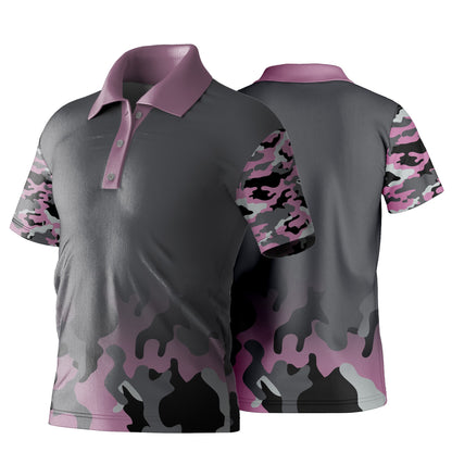 Unisex Golf Shirt | Sport Tec | Camo Design