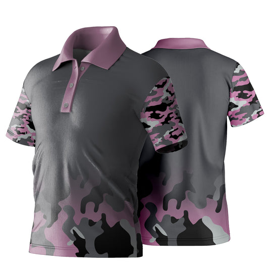 Kid’s Golf Shirt | Birdseye | Camo Design