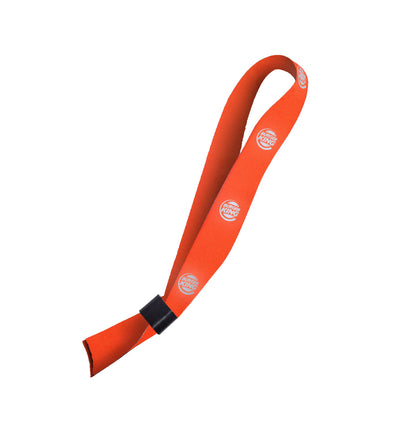 Hi-Viz Event Wristband Silver Reflective Print S/Sided with Barb Buckle