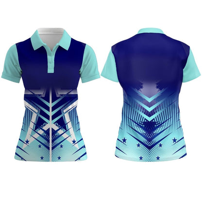 Ladies Netball/Hockey Short Sleeve Golfer | Fitted Sleeve