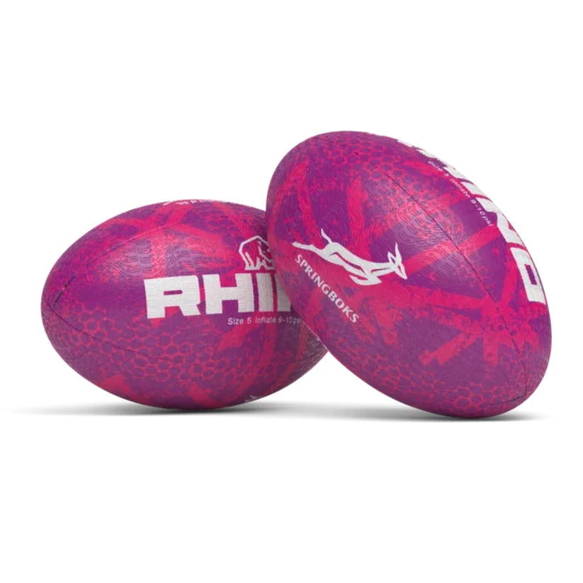 Springboks Graffiti Training Rugby Ball Purple