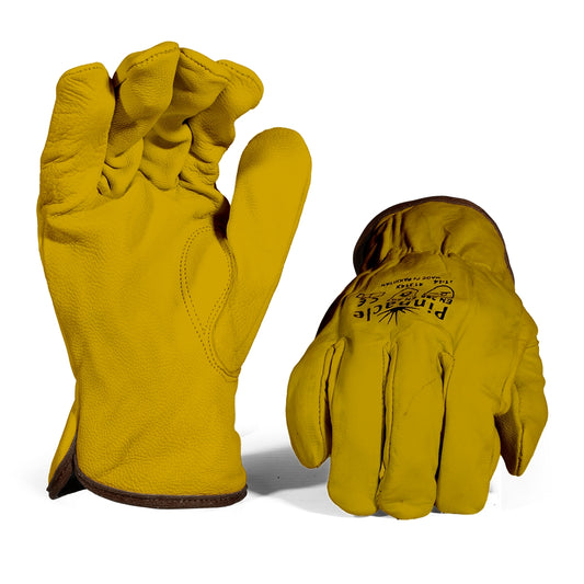 Yellow Napa Leather Glove (Premium) – Pack Of 12 Pairs