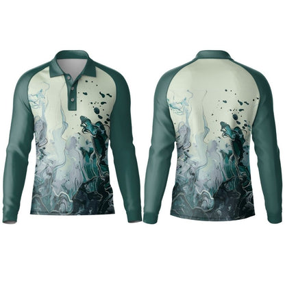 Fishing Golfer Long Sleeve | Raglan Sleeve