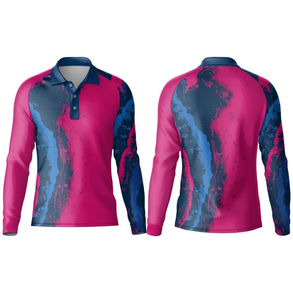 Kids Cricket Golfer Long Sleeve | Raglan Sleeve