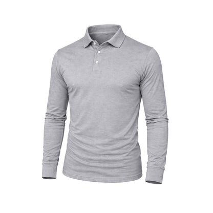 Sea Biscuit Combed Cotton Long Sleeve Golfer