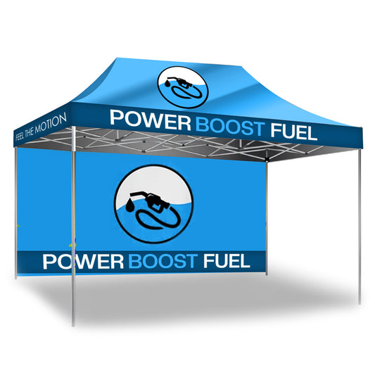 Gazebo 4.5m Unit, Full Wall, Dye Sub