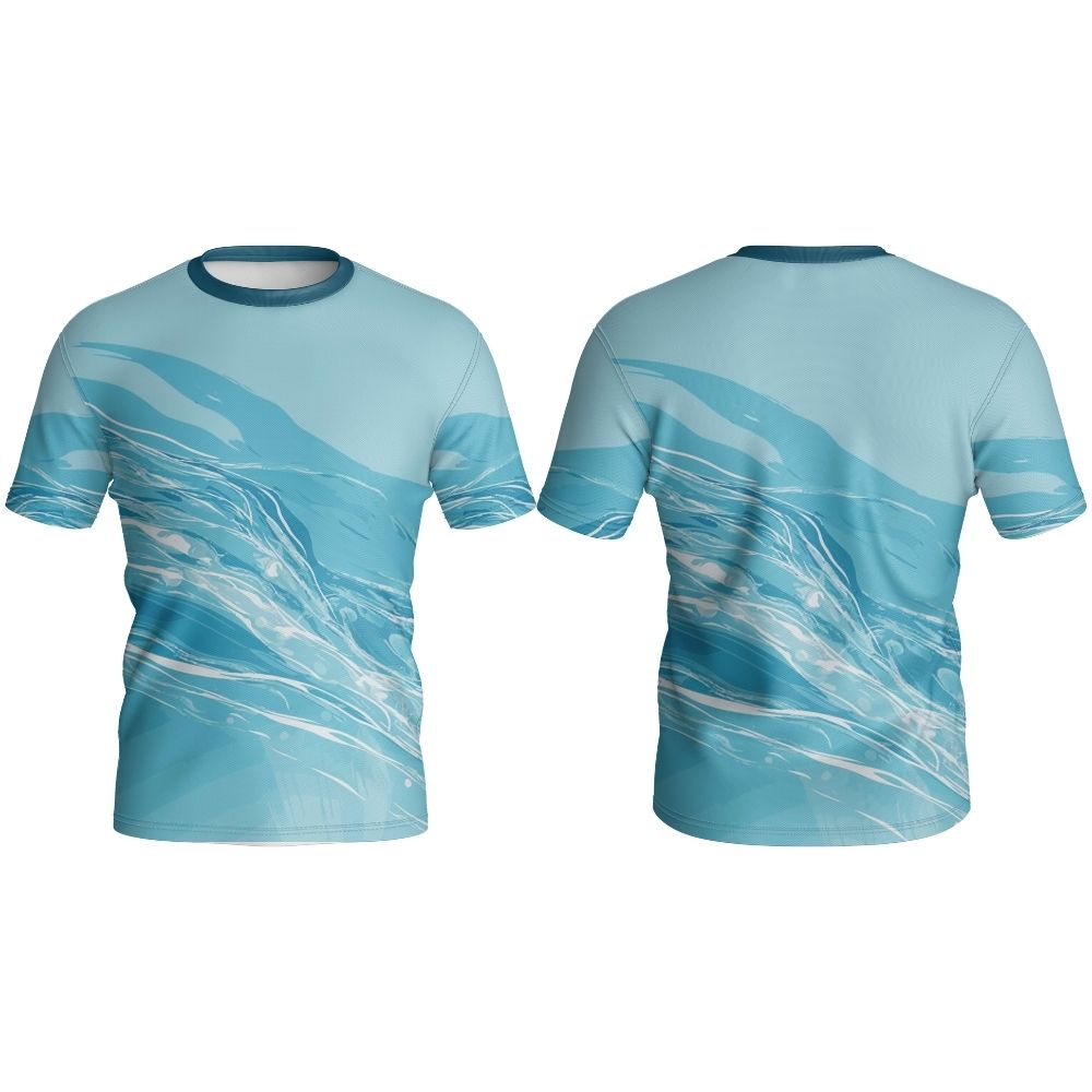 Crew Neck Short Sleeve Fishing T-Shirt | Fitted Sleeve