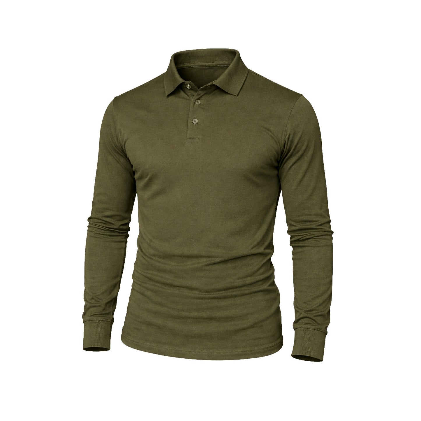 Sea Biscuit Combed Cotton Long Sleeve Golfer
