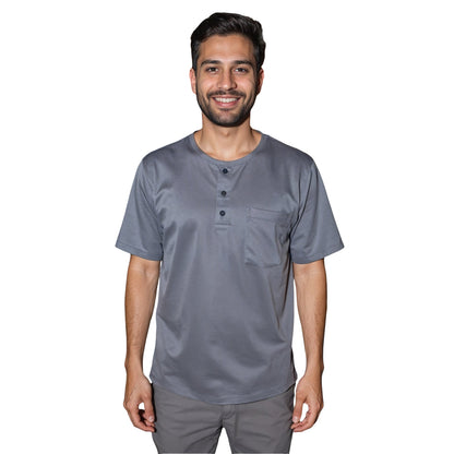 Maasai Buttoned Round Neck Scrubs Men’s
