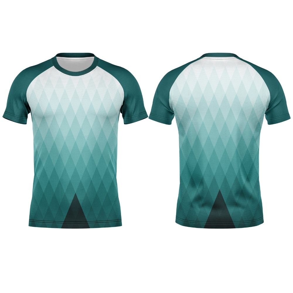 Mens Athletic Crew Neck Short Sleeve T-Shirt | Raglan Sleeve