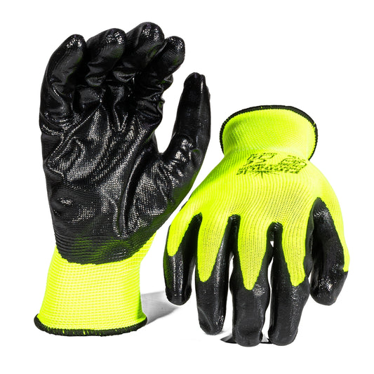Proflex Smooth Palm Nitrile Glove Lime – Pack Of 12 Pairs