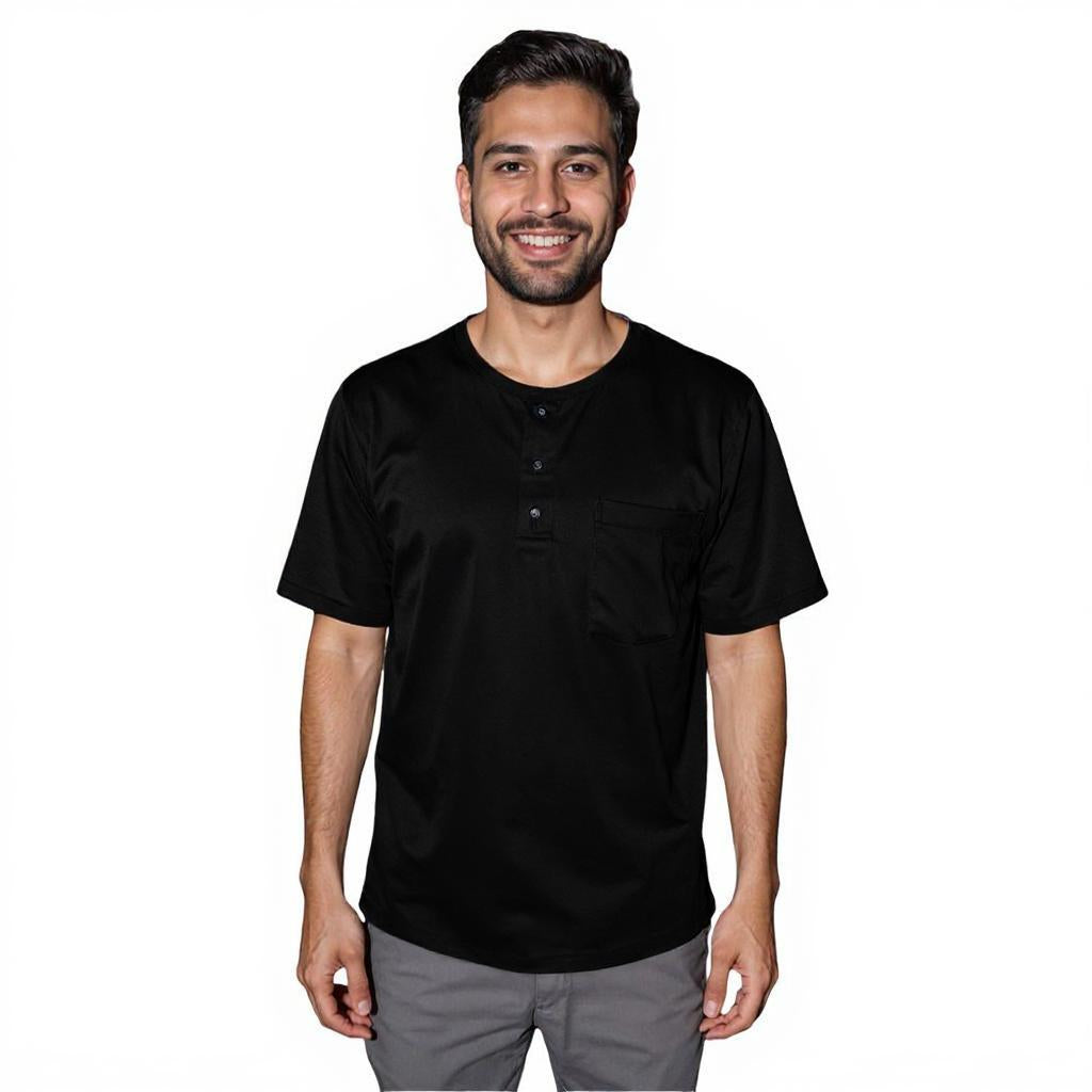 Maasai Buttoned Round Neck Scrubs Men’s