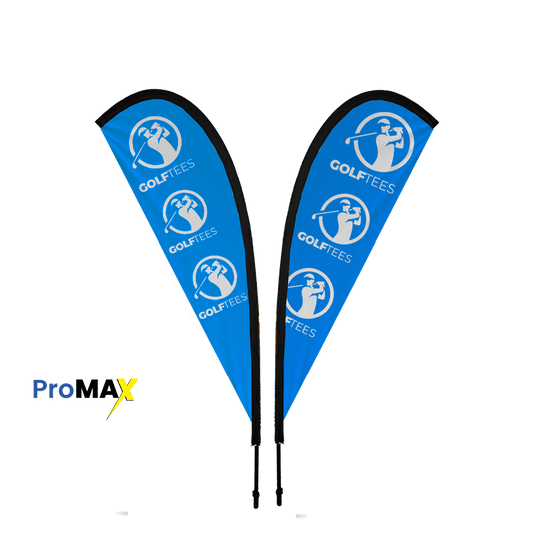 ProMAX Teardrop Banner 2m Double sided, Complete