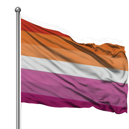 LESBIAN FLAG 180 x 120cm (Ultrasheen)