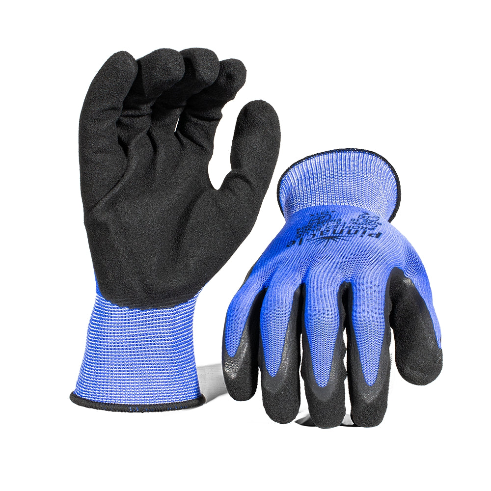 Proflex Blue Sandy Double Coat Glove – Pack Of 12 Pairs