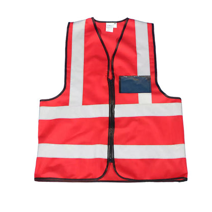 Premium Reflective Vest with Zip & ID