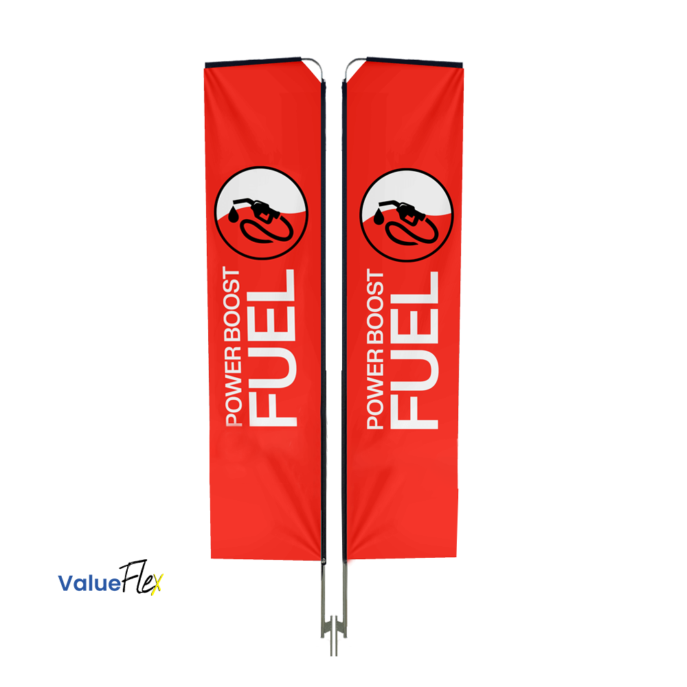 ValueFLEX Telescopic Banner 4m Double sided,  Complete