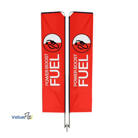 ValueFLEX Telescopic Banner 4m Double sided,  Complete