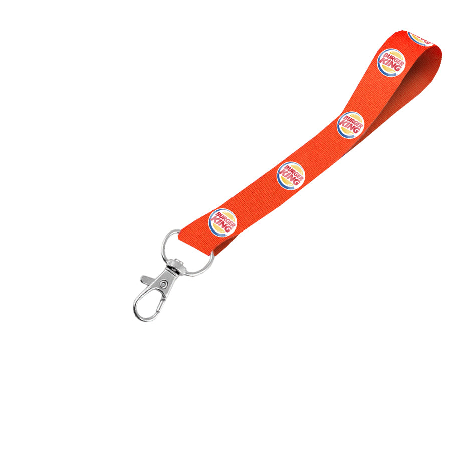 Hi-Viz Wrist Phone Strap DTF Full Colour Reflective Print S/Sided with Snap Hook