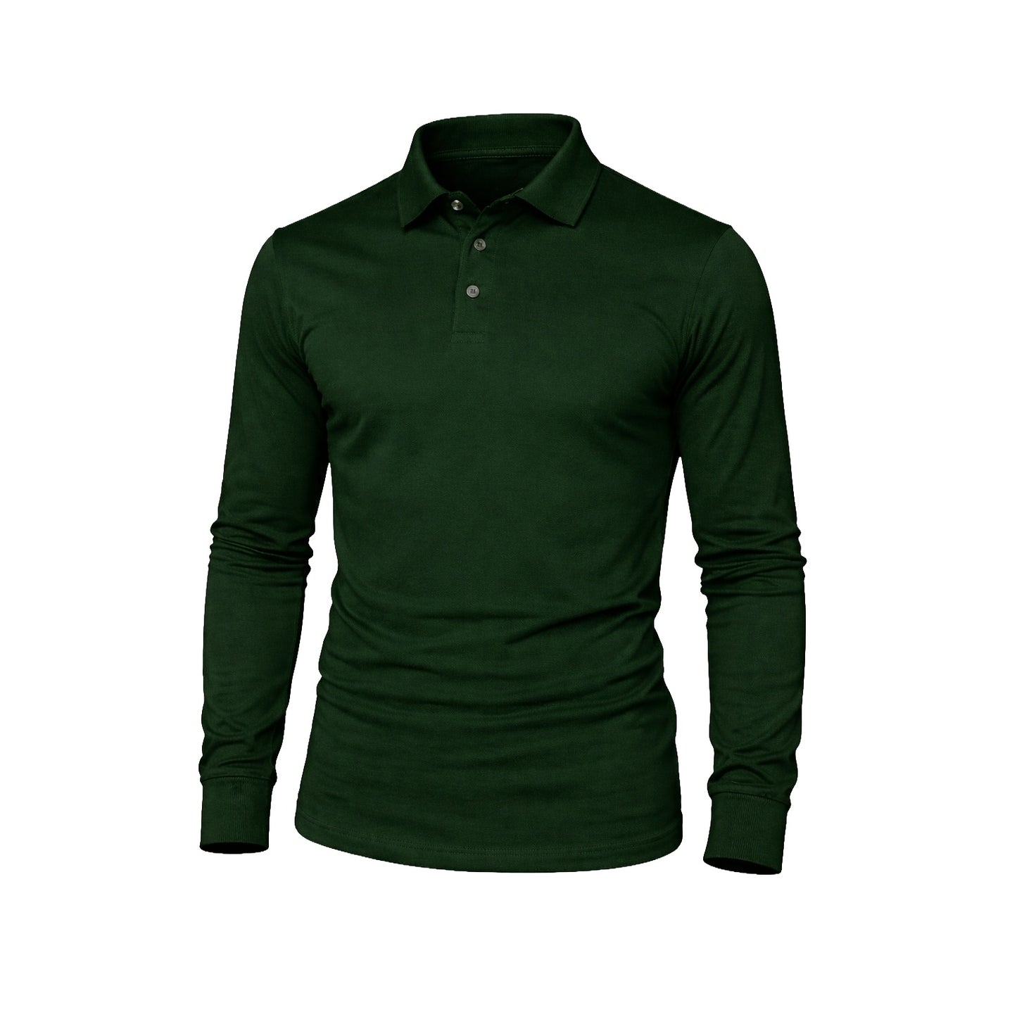 Sea Biscuit Combed Cotton Long Sleeve Golfer