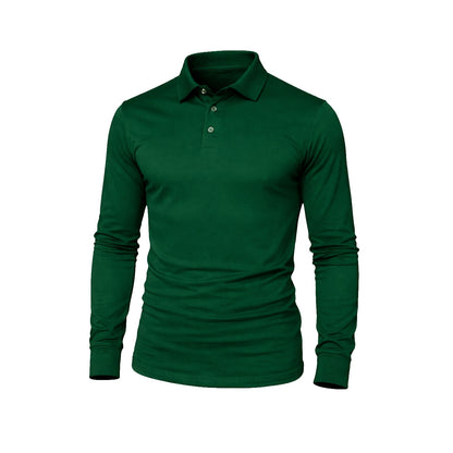 Sea Biscuit Combed Cotton Long Sleeve Golfer