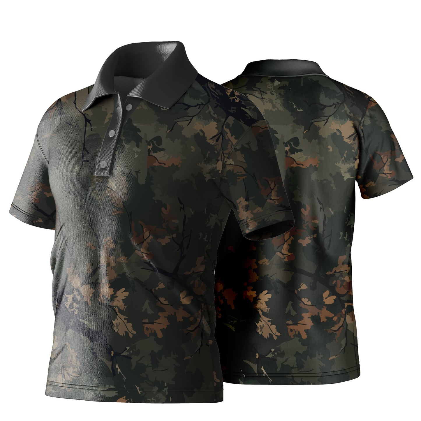 Kid’s Golf Shirt | Sport Tec | Camo Design