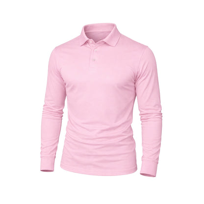Sea Biscuit Combed Cotton Long Sleeve Golfer