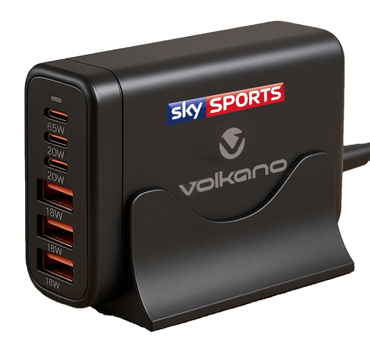 Volkano Summit Series 120W Gan 6-Port Wall Charger