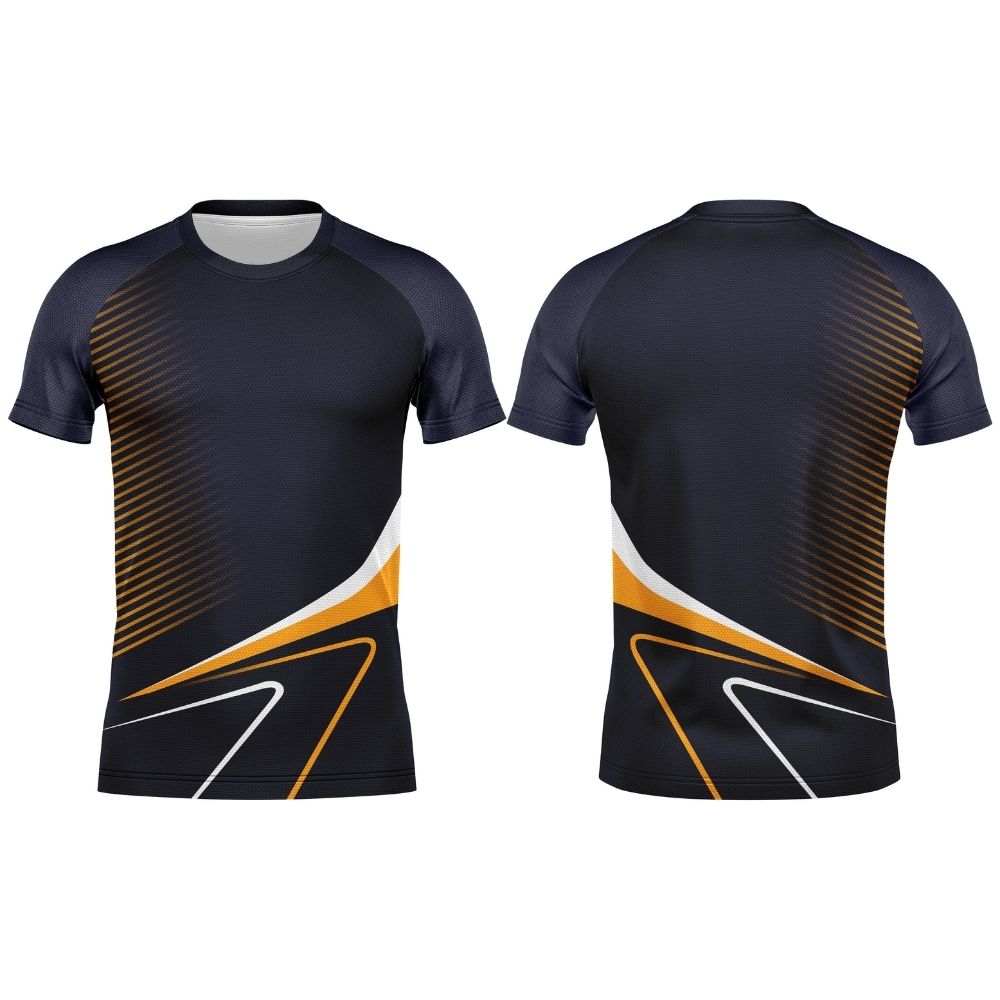 Mens Athletic Crew Neck Short Sleeve T-Shirt | Raglan Sleeve