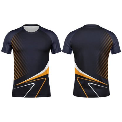 Mens Athletic Crew Neck Short Sleeve T-Shirt | Raglan Sleeve