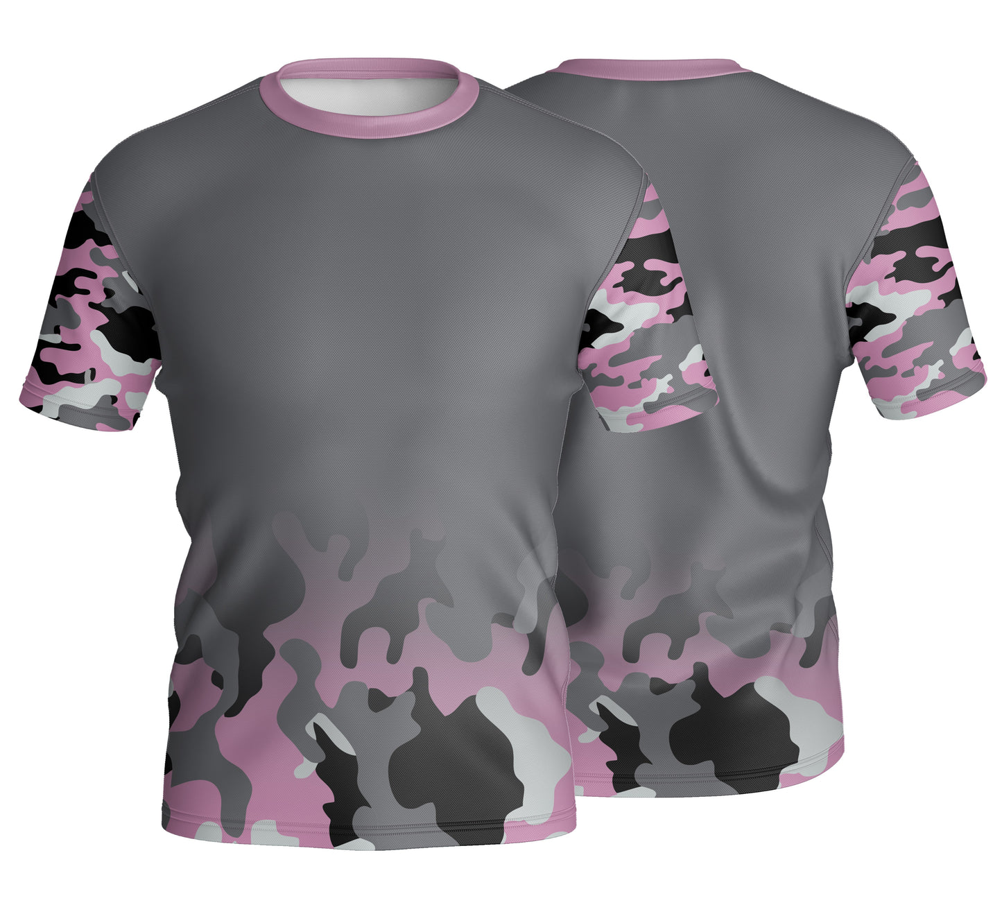 Unisex Short Sleeve Crew Neck T-Shirt | Sport Tec | Camo Design