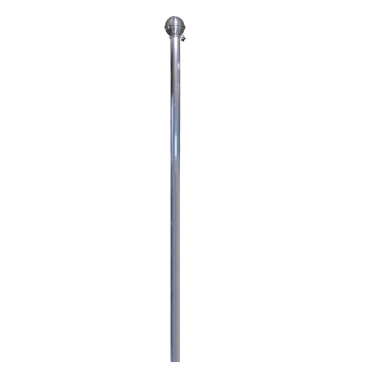Ground Mounted Flagpole 6m – including installation (one unit)