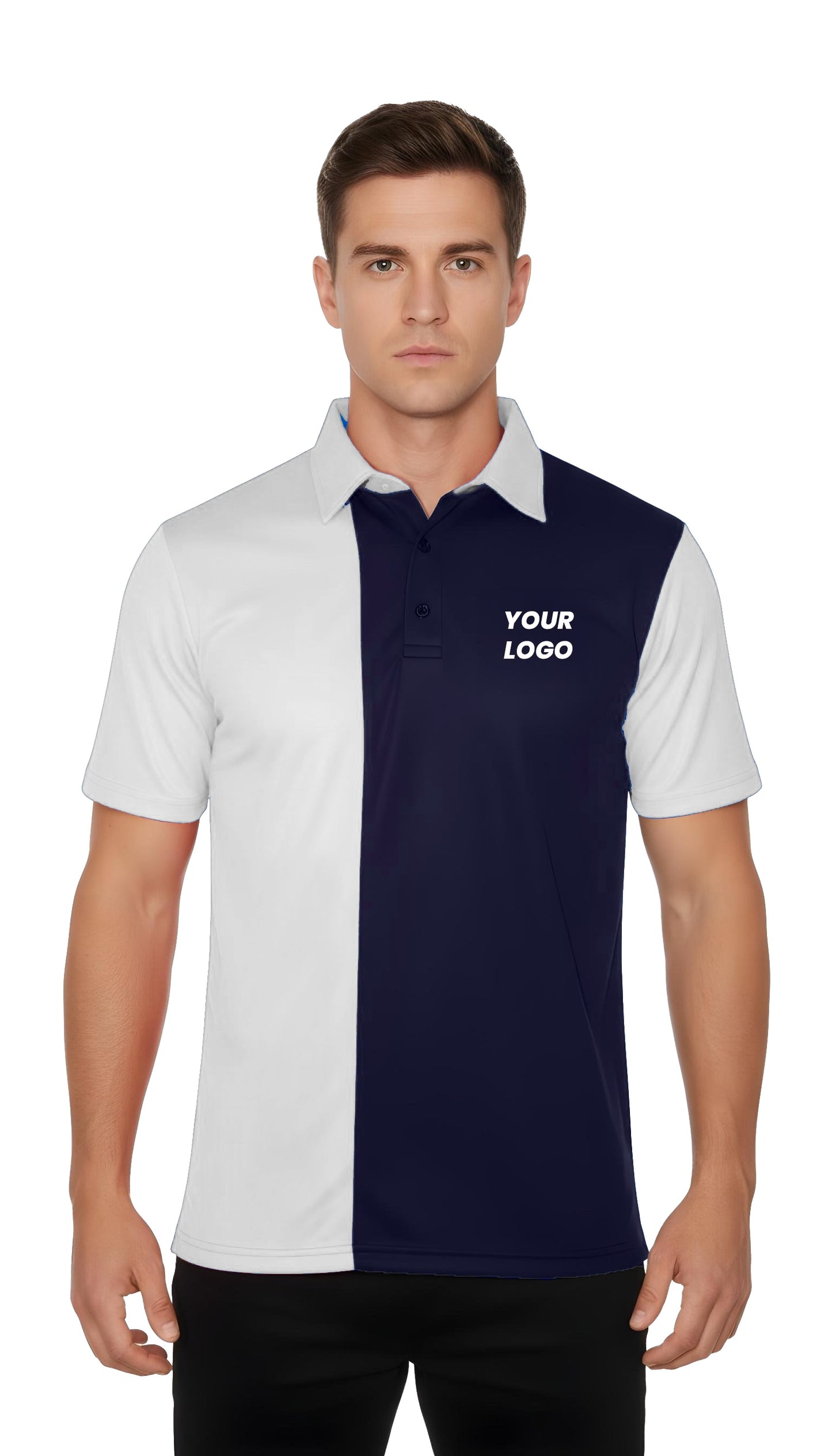Vertical Stripe Golfer