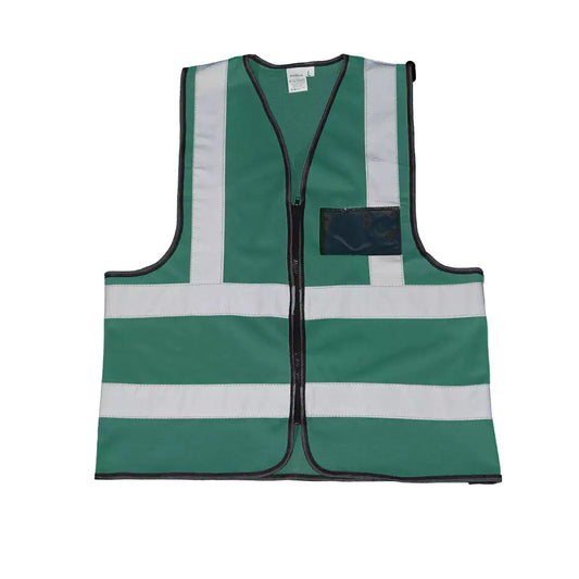 Premium Reflective Vest with Zip & ID